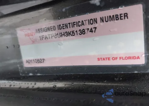 2019 Ford Mustang Ecoboost Premium from USA, damaged, VIN 1FATP8UH3K5138747